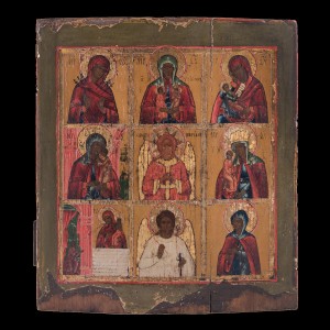 Icon of Virgin Maries and Saints.  001/0111 D