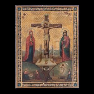 Icon of Crucifixion of Christ 001/0124 D