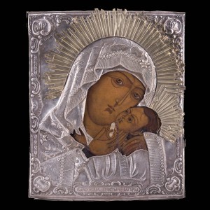 Icon of Virgin Mary Kornskaya Silver 001/0150 D