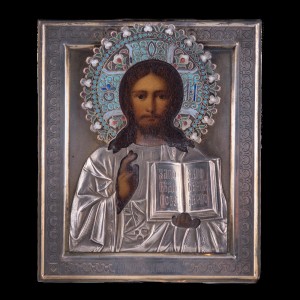 Jesus christ Pentocrator  silver 001/0167 d