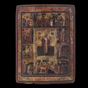 Icon Calendar  of Saint Nicolas 001/0222 S 1