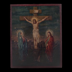Icon of Crucifixion of Christ 001/0301 d