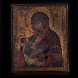 001_385  19  cent icon of virgin Mary 