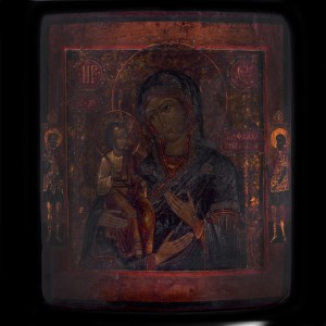 001_415 19 cent  icon of three handed virgin Mary 
