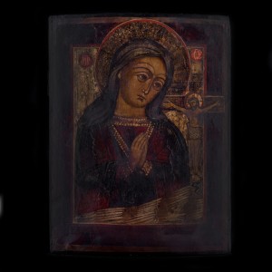 001_446 19 cent icon of  Virgin Mary 