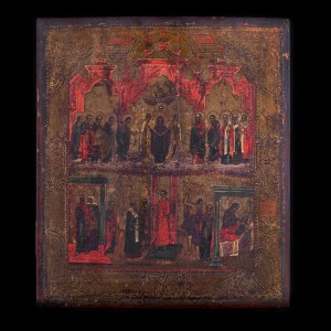 001_495 An old 19 cent icon of all saints 