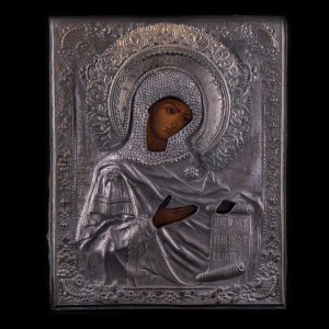 001_516 An old 19 cent icon of virgin Mary 