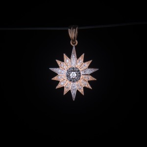 003/0267 Star of bethlehem with diamonds