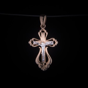 003/0303 Orthodox gold cross