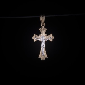 003/0309  Orthodox gold cross