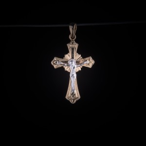 003/0310 Orthodox gold cross