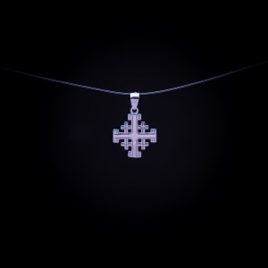 003/0001Silver jerusalem cross