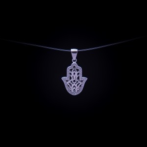 003/0005 silver hand (khamsa)