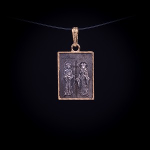003/0039 Silver gold plating medal 
