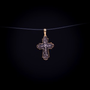 003/0062 Silver gold plated cross