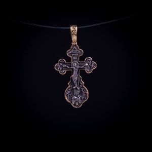 003/0075 Silver gold plating cross 