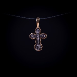 003/0078 Silver gold plated cross