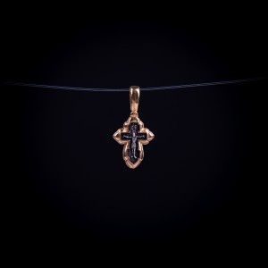 003/0080 Silver gold plated cross