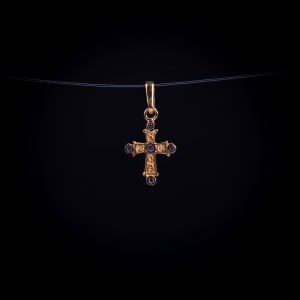 003/0091 Silver gold plated cross