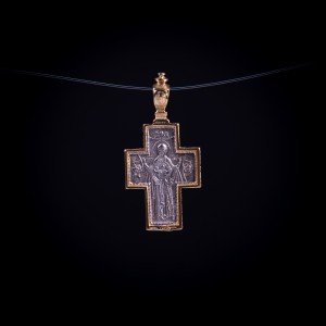 003/0099 Silver gold plated  cross