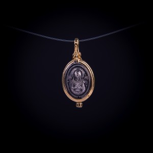 003/0106 Silver gold plated medal