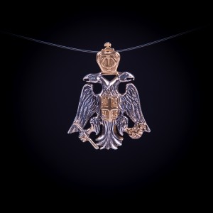 003/0109  Silver gold plated  medal