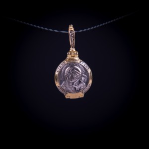 003/0117 Silver gold plated relic medal