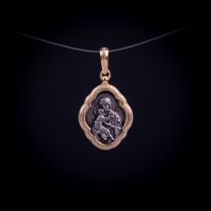 003/0129 Silver gold plated medal