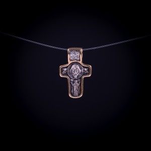 003/0130  Silver gold plated cross 