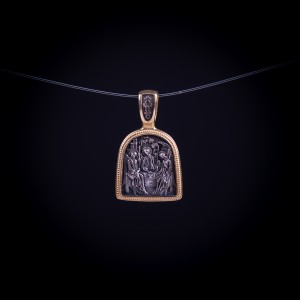 003/0133Silver gold plating medal 