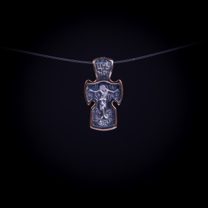 003/0135 Silver gold plating cross
