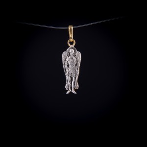 003/0142 Silver gold plated medal