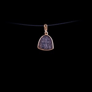 003/0147 Silver gold plated medal 