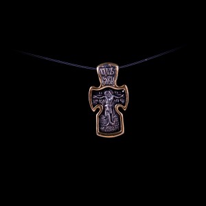 003/0160  Silver gold plated  cross