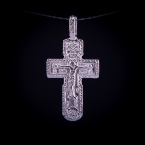 003/0171 silver orthodox cross 