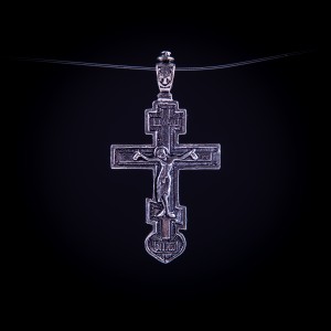 003/0177 silver orthodox cross