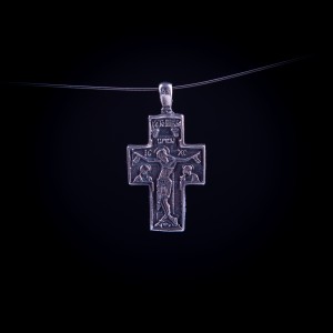 003/0187 Silver orthodox cross 