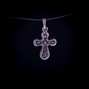 003/0189  Silver orthodox cross 