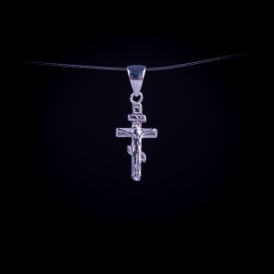 003/0195  silver orthodox cross