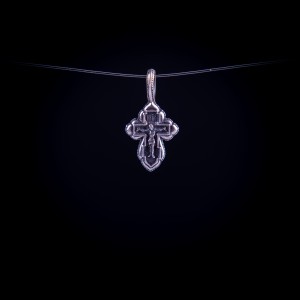 003/0199 silver orthodox cross