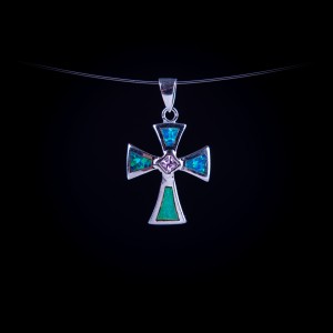003/0205  silver simple cross