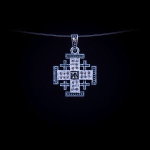 003/0212  silver jerusalem cross