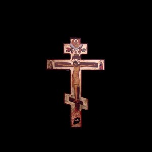 004/0011 Orthodox cross  on wood