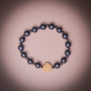 005/0019  Orthodox hand rosary   black agat 