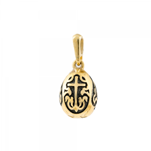 003/340 Silver gold plating resurrection egg