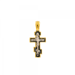 003/00201Silver and gold cross 
