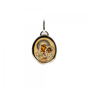 003/00202 Silver medal virgin Mary of jerusalem 