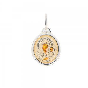 003/00425  Silver medal of virgin Mary of jerusalem 