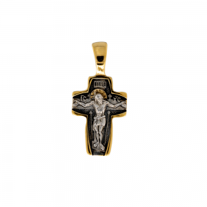 003/00430 Gold on silver cross 