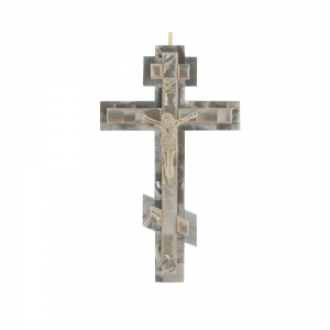 004/0020 Mother of pearl white cross 